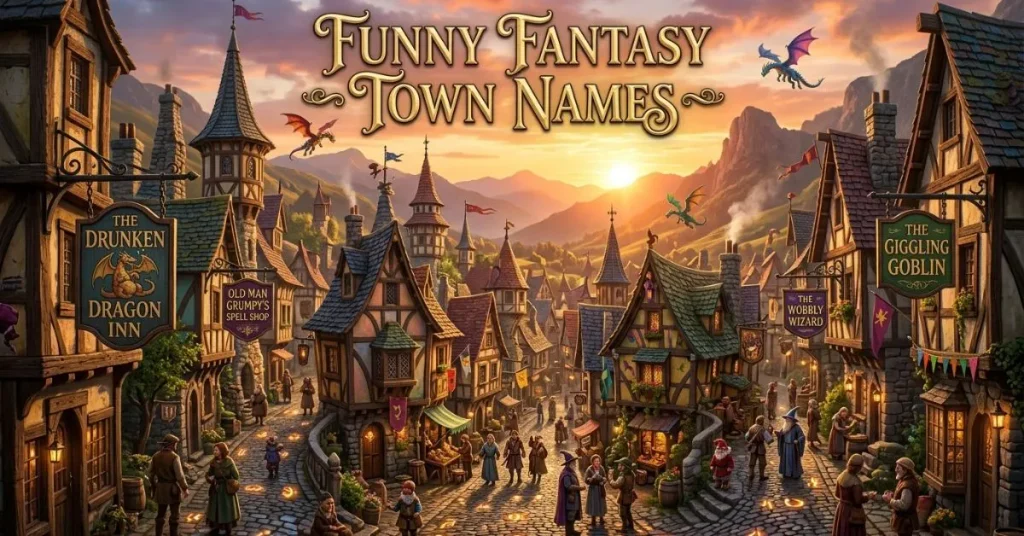 Funny Fantasy Town Names
