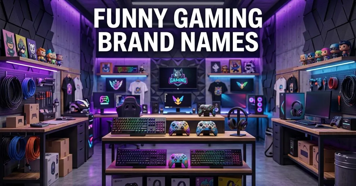 Funny Gaming Brand Names