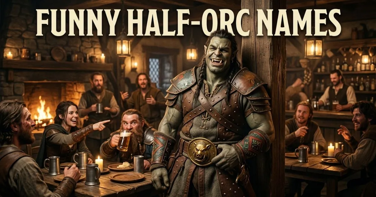 Funny Half Orc Names