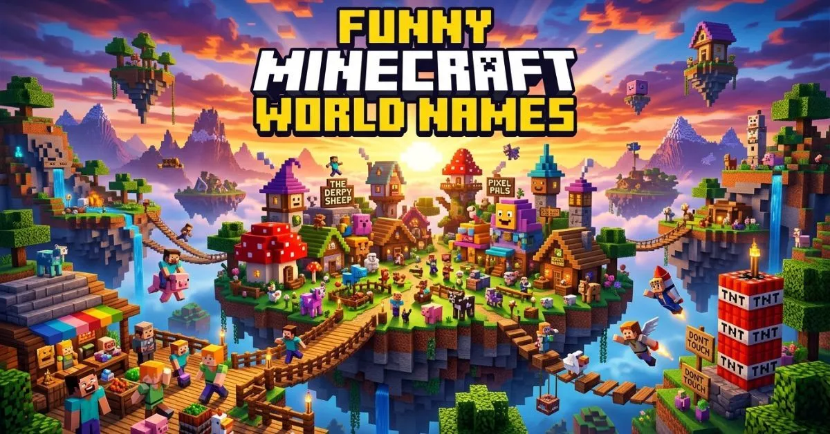Funny Minecraft World Names