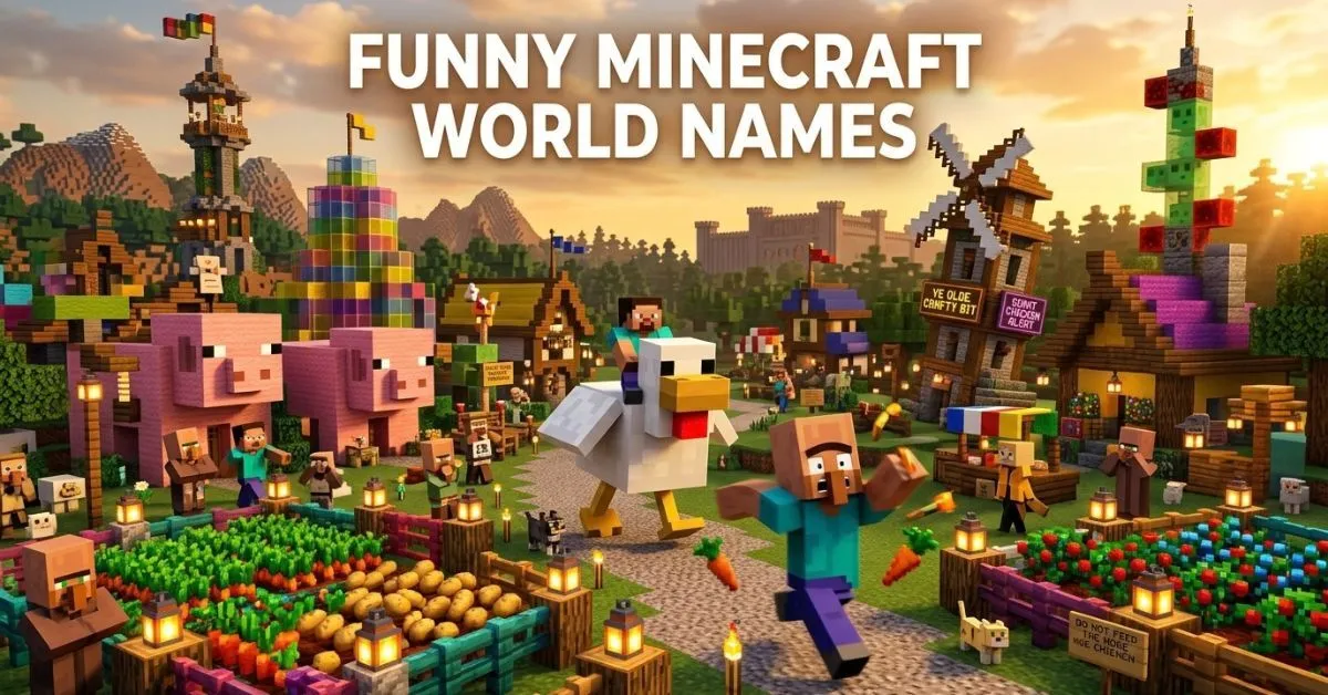 Funny Minecraft World Names