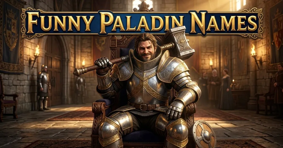 Funny Paladin Names