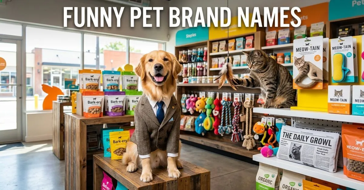 Funny Pet Brand Names