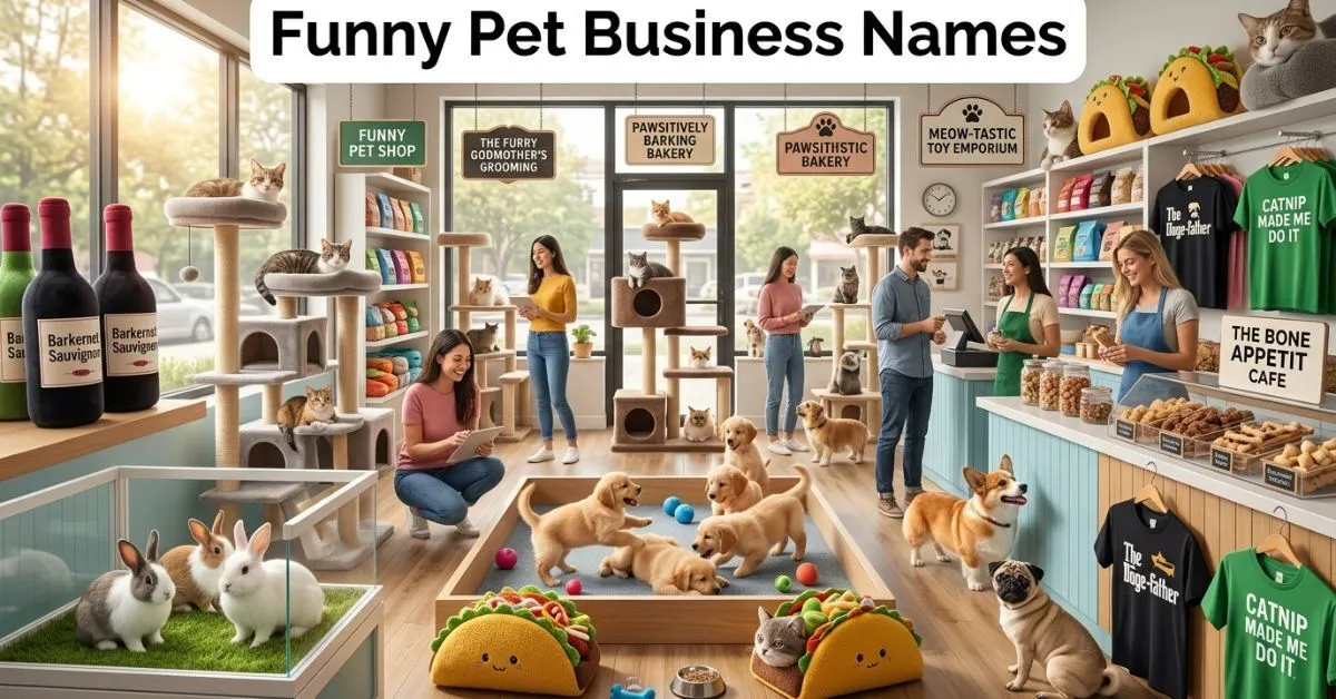 Funny Pet Business Names