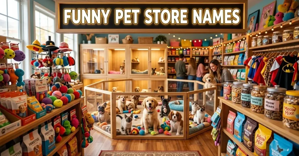 Funny Pet Store Names
