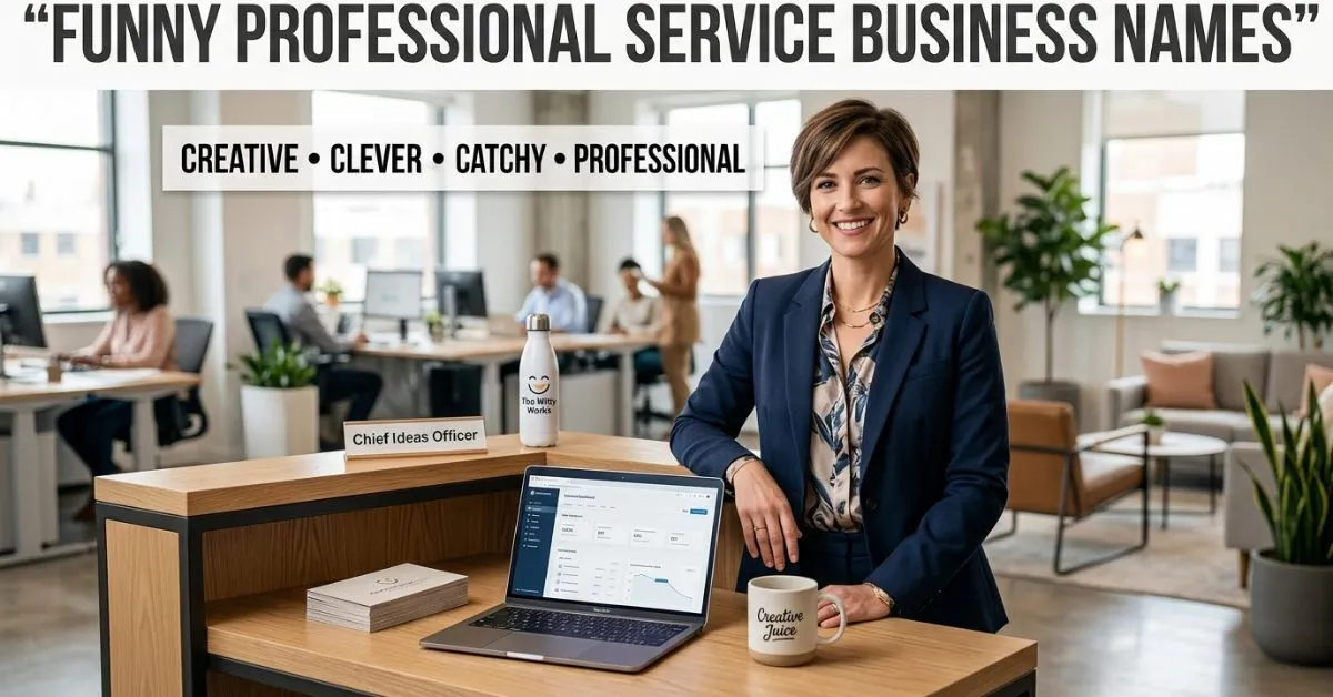  Funny Professional Service Business Names