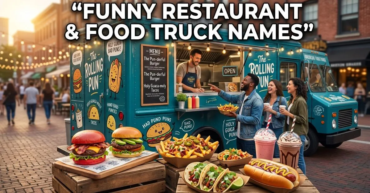 Funny Restaurant & Food Truck Names