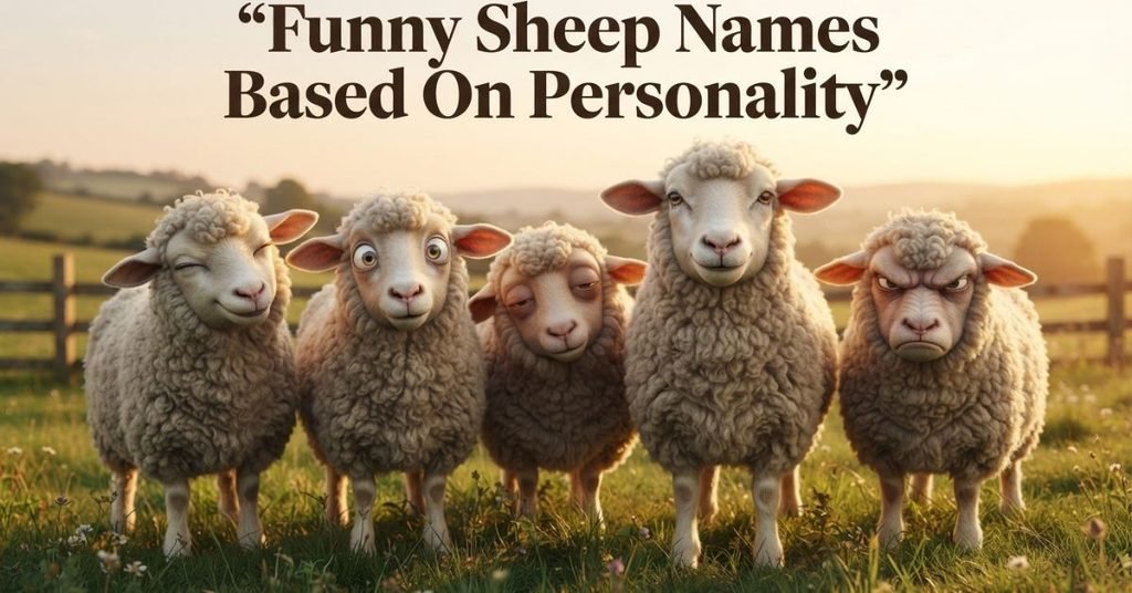 Funny Sheep Names Based On Personality