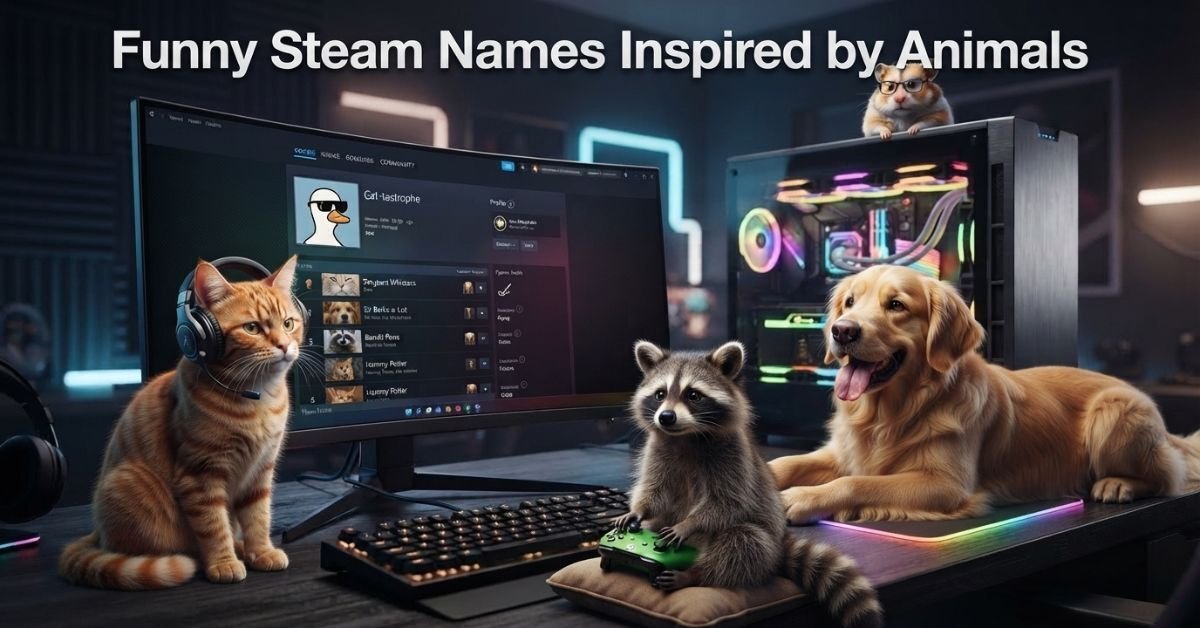 Funny Steam Names Inspired Fy Animals