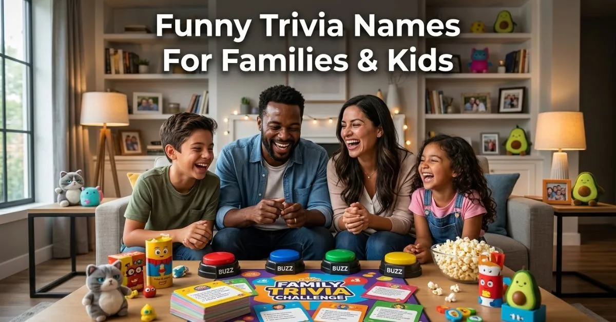 Funny Trivia Names For Families & Kids