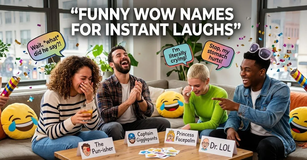 Funny Wow Names For Instant Laughs