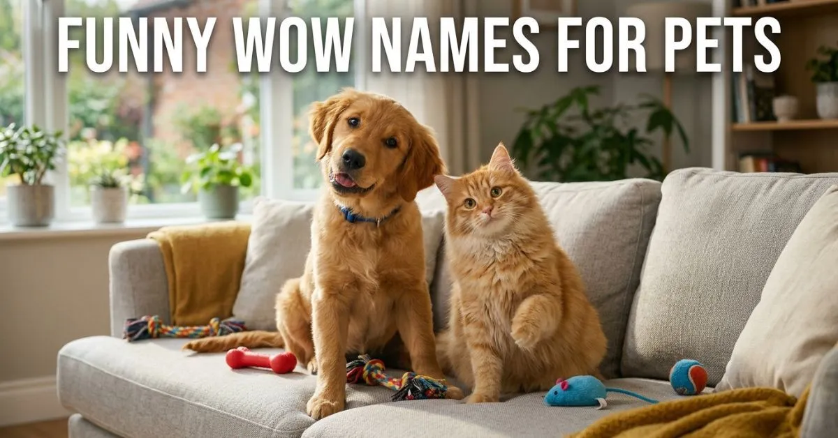 Funny Wow Names For Pets