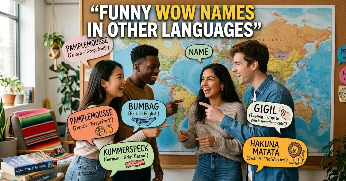  Funny Wow Names In Other Languages