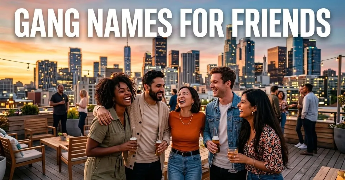 Gang Names For Friends