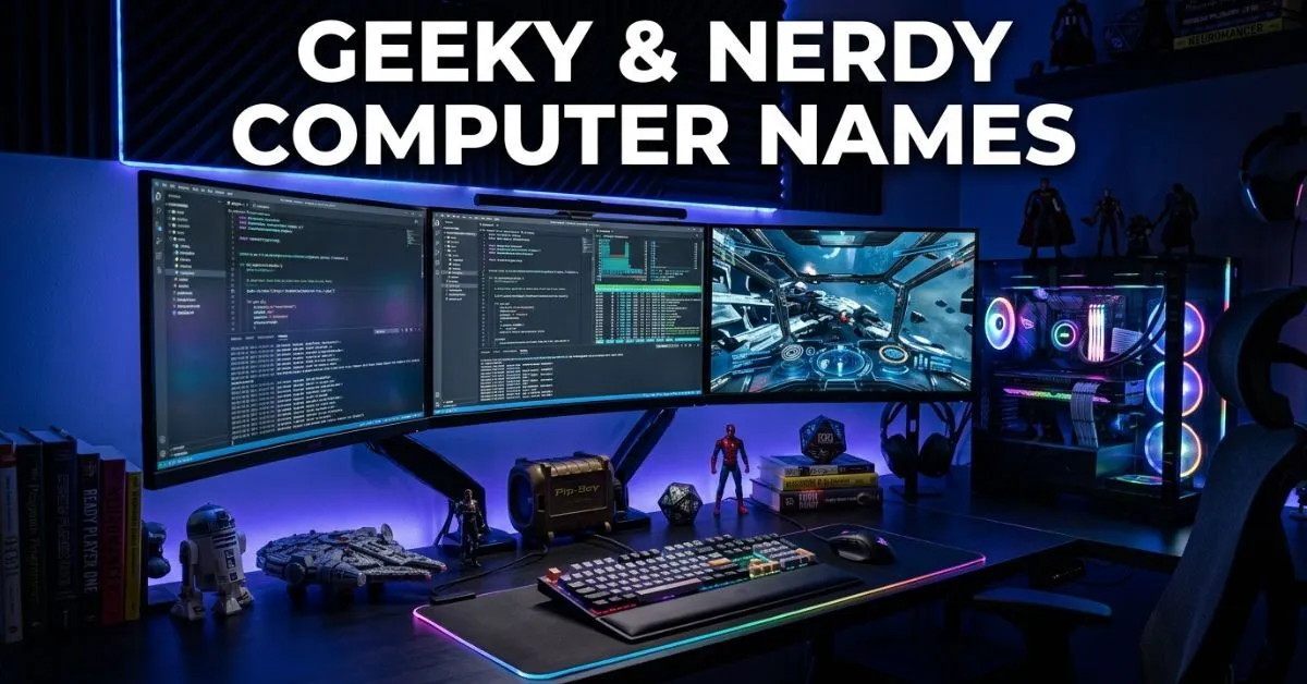 Geeky & Nerdy Computer Names