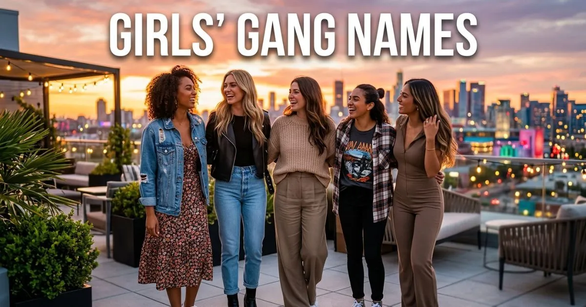  Girls' Gang Names
