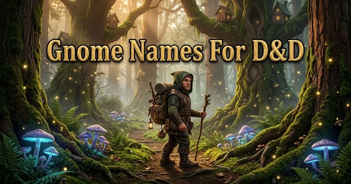 Gnome Names For D&D