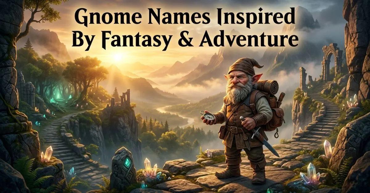 Gnome Names Inspired By Fantasy & Adventure