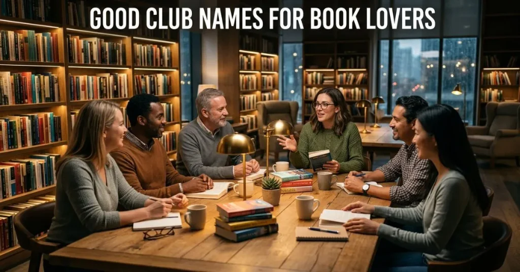 Good Club Names For Book Lovers