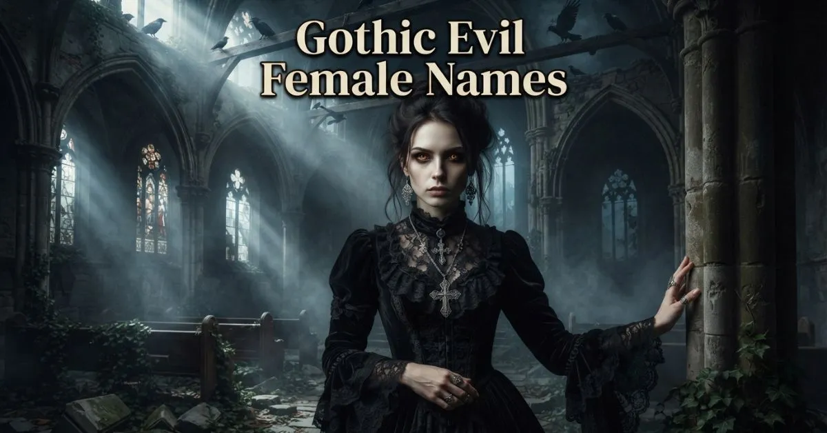  Gothic Evil Female Names