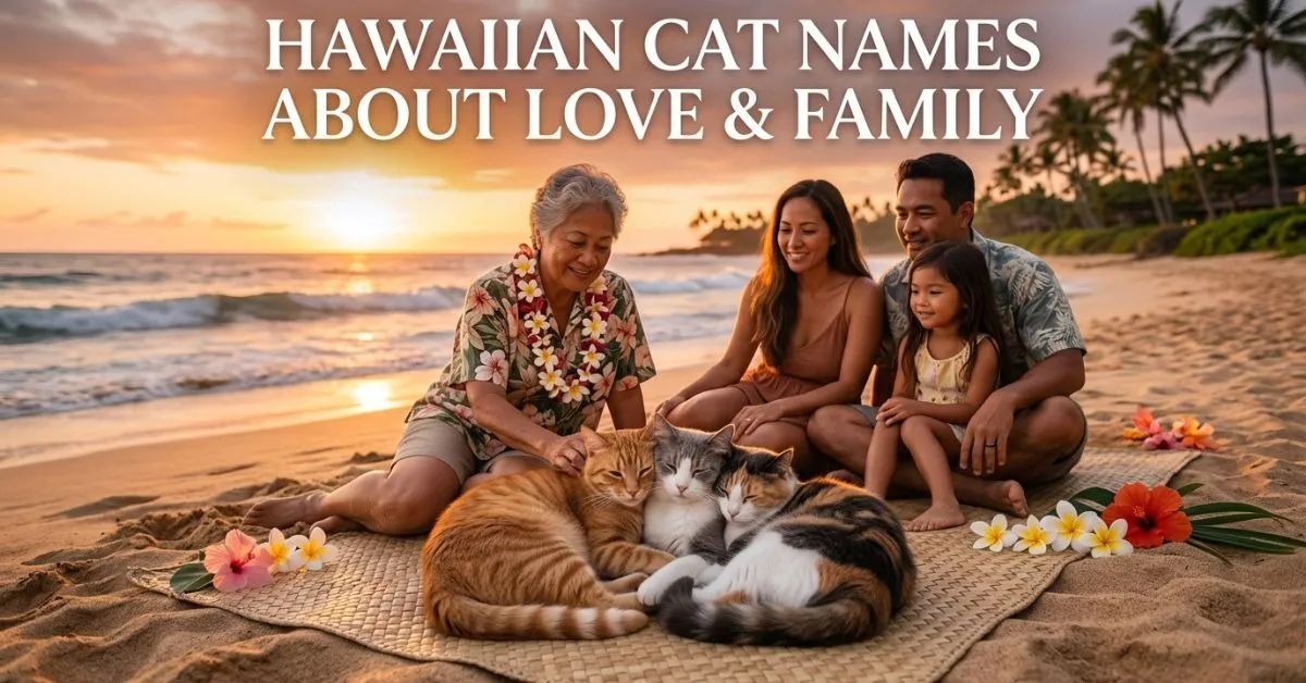 Hawaiian Cat Names About Love & Family