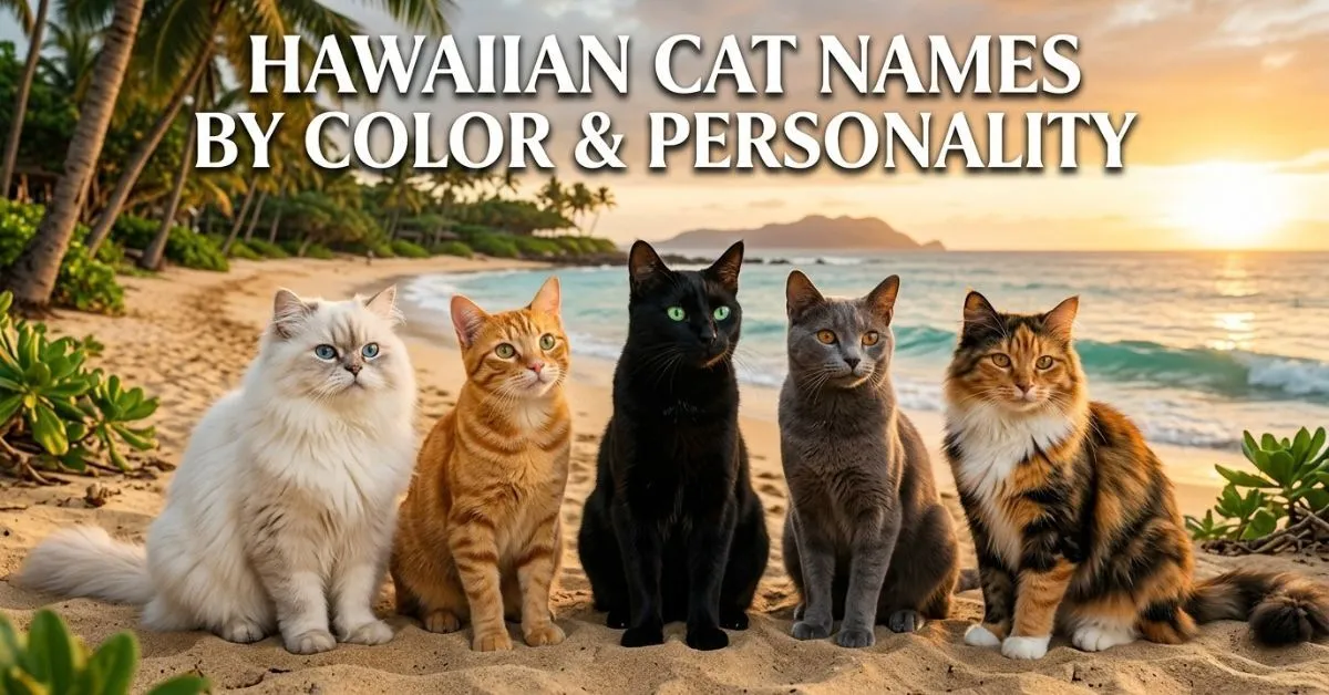 Hawaiian Cat Names By Color & Personality