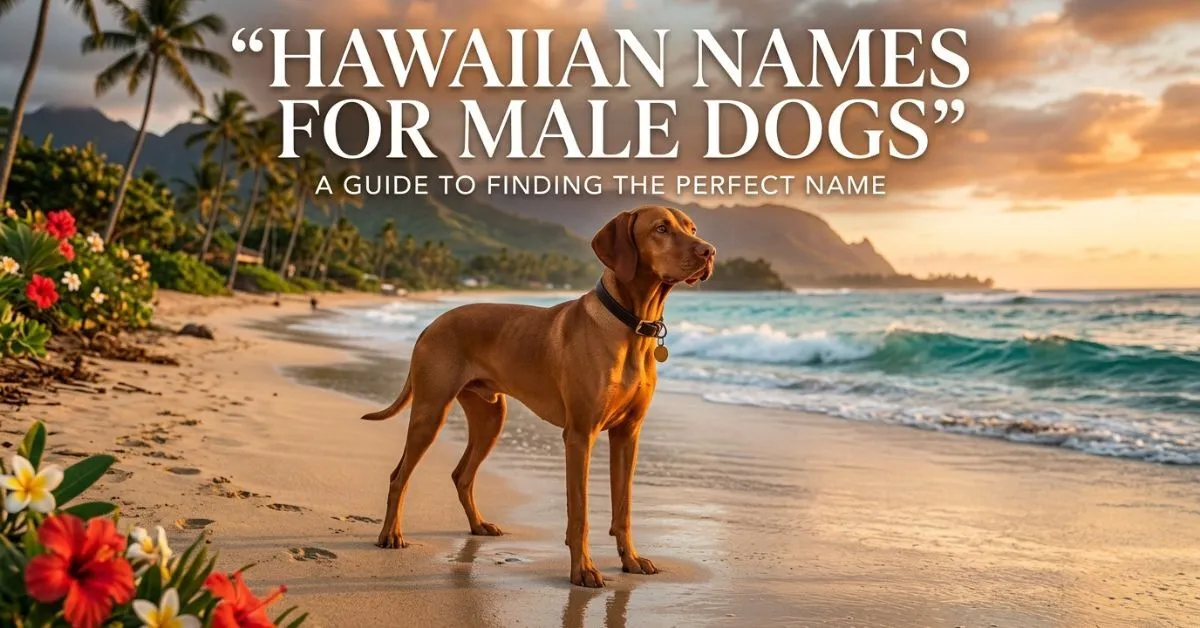 Hawaiian Names For Male Dogs
