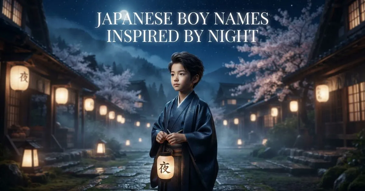  Japanese Boy Names Inspired By Night