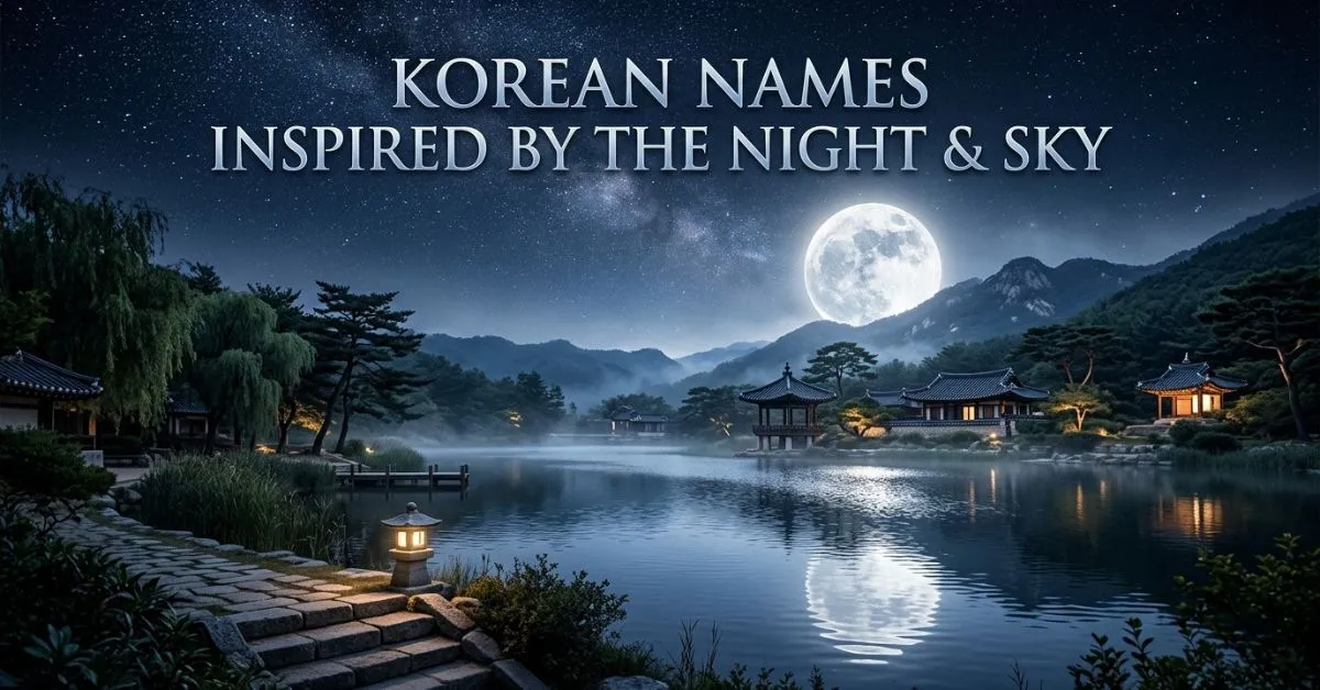 Korean Names Inspired By the Night & Sky