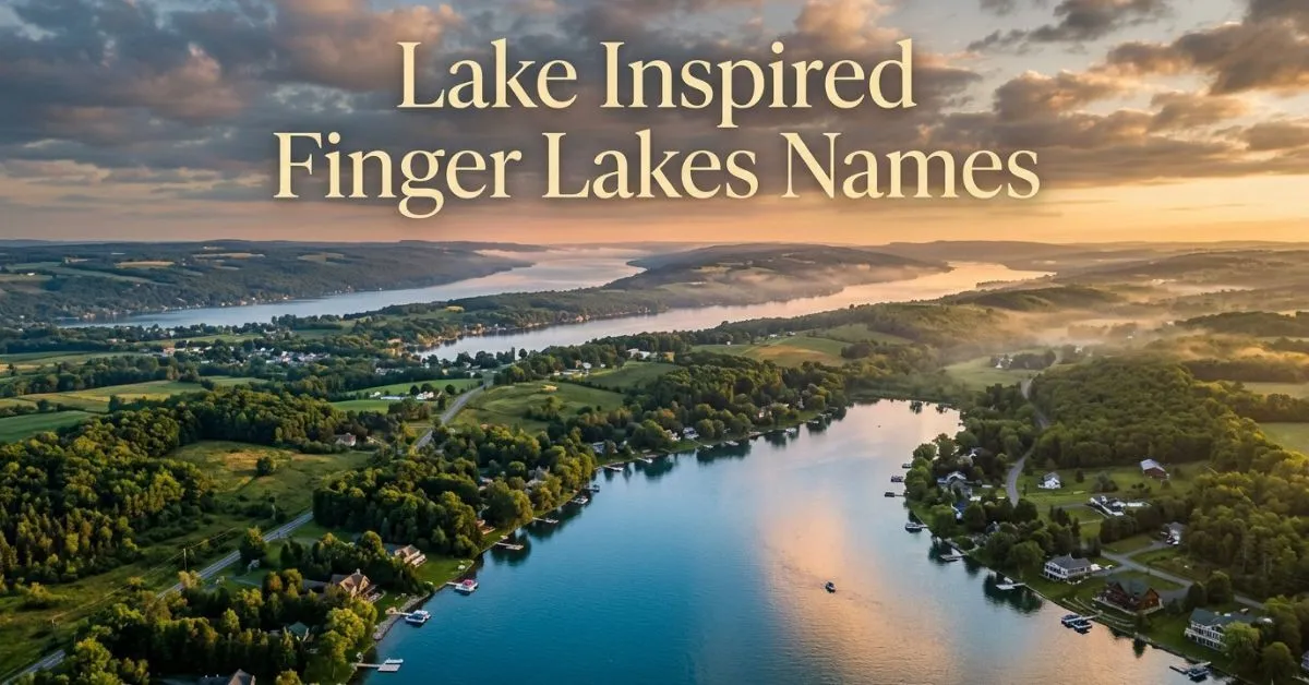 Lake Inspired Finger Lakes Names