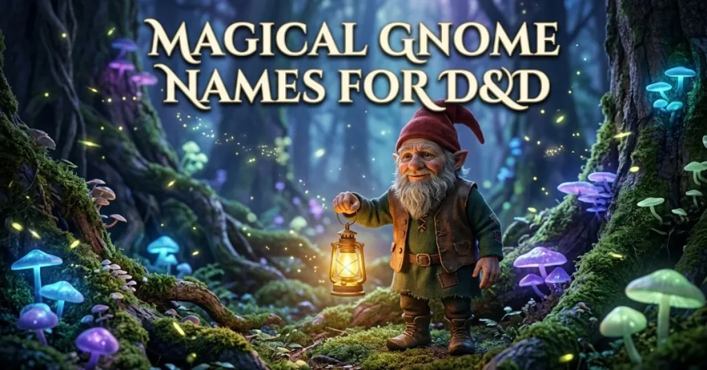 Magical Gnome Names For D&D