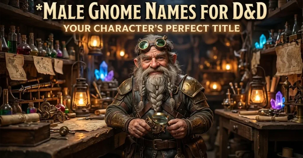 Male Gnome Names For D&D