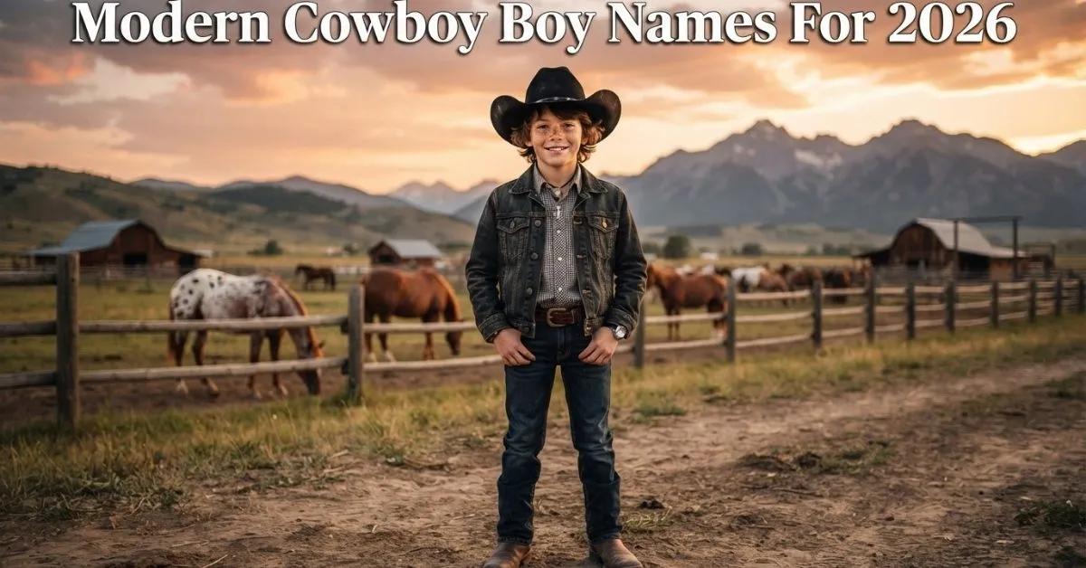 Modern Cowboy Boy Names For 2026