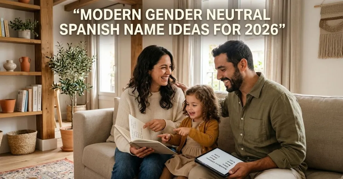 Modern Gender Neutral Spanish Name Ideas For 2026