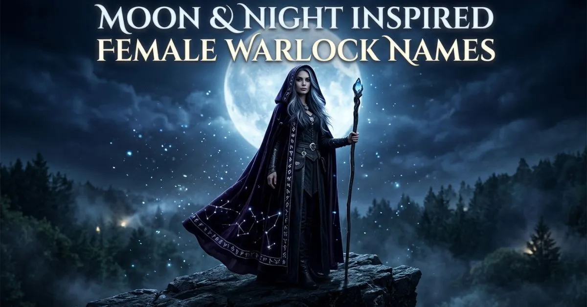 Moon & Night Inspired Female Warlock Names