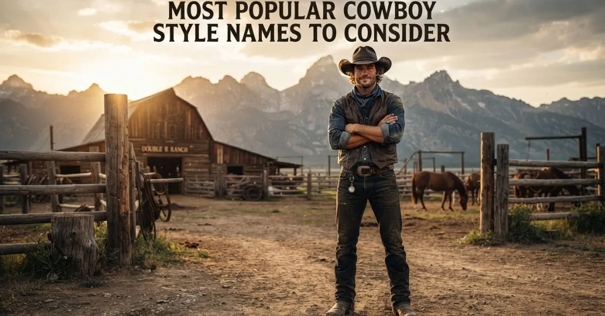 Most Popular Cowboy Style Names To Consider