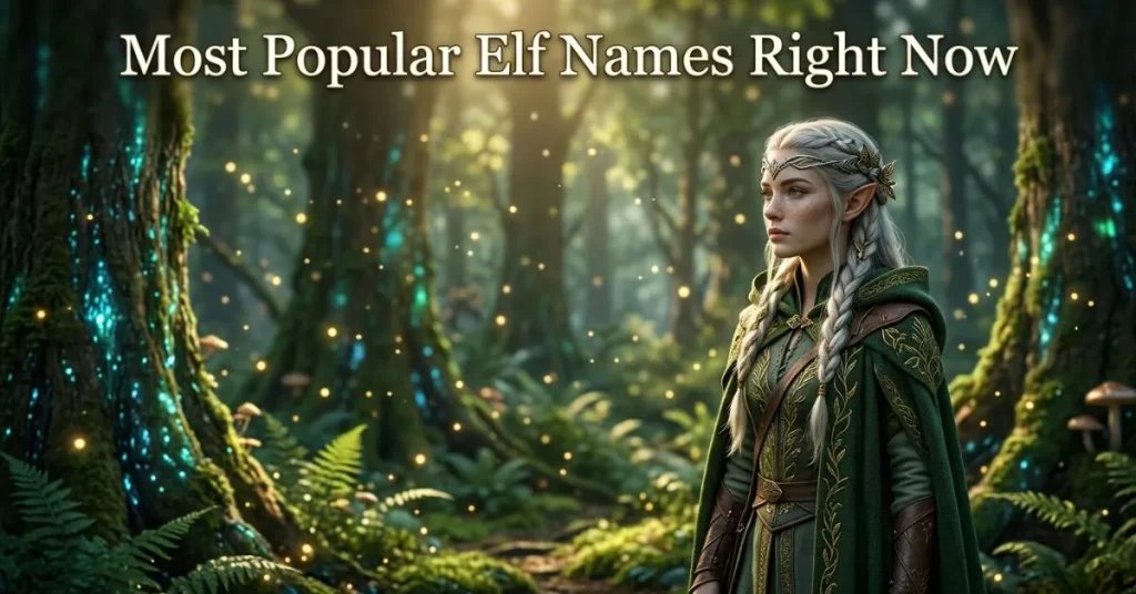 Most Popular Elf Names Right Now