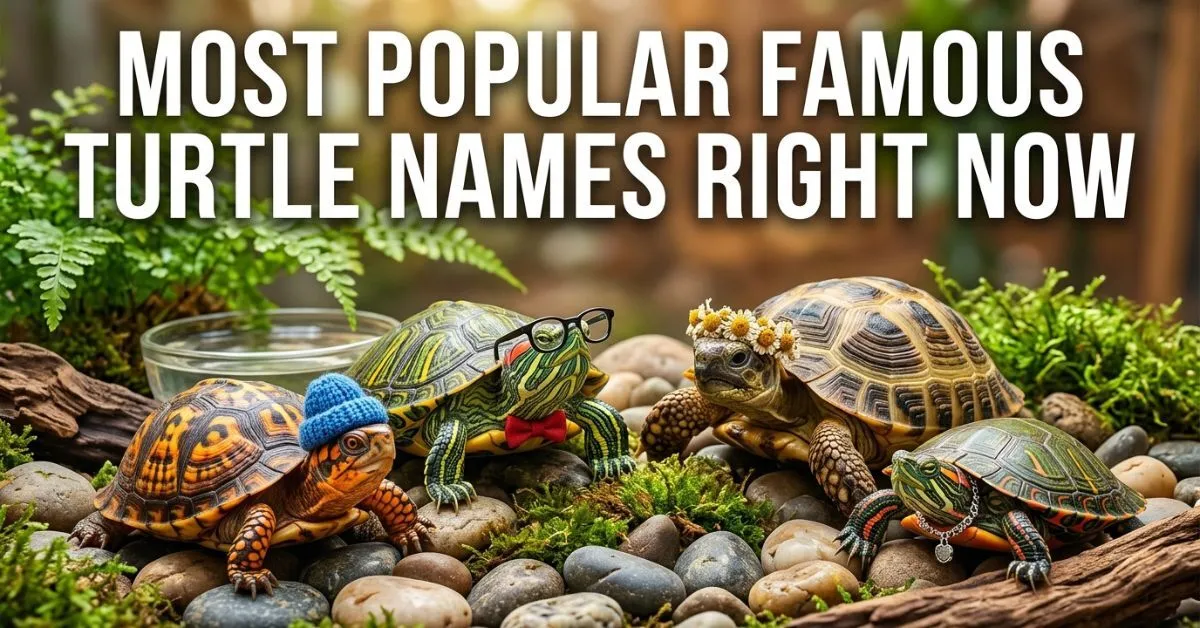 Most Popular Famous Turtle Names Right Now