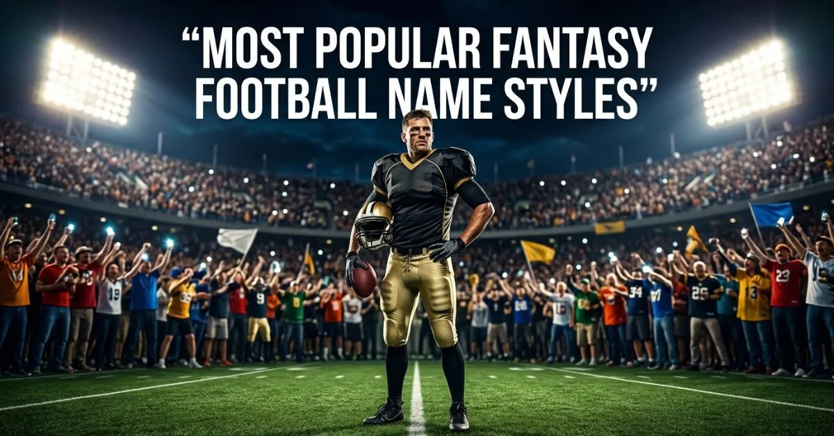 Most Popular Fantasy Football Name Styles