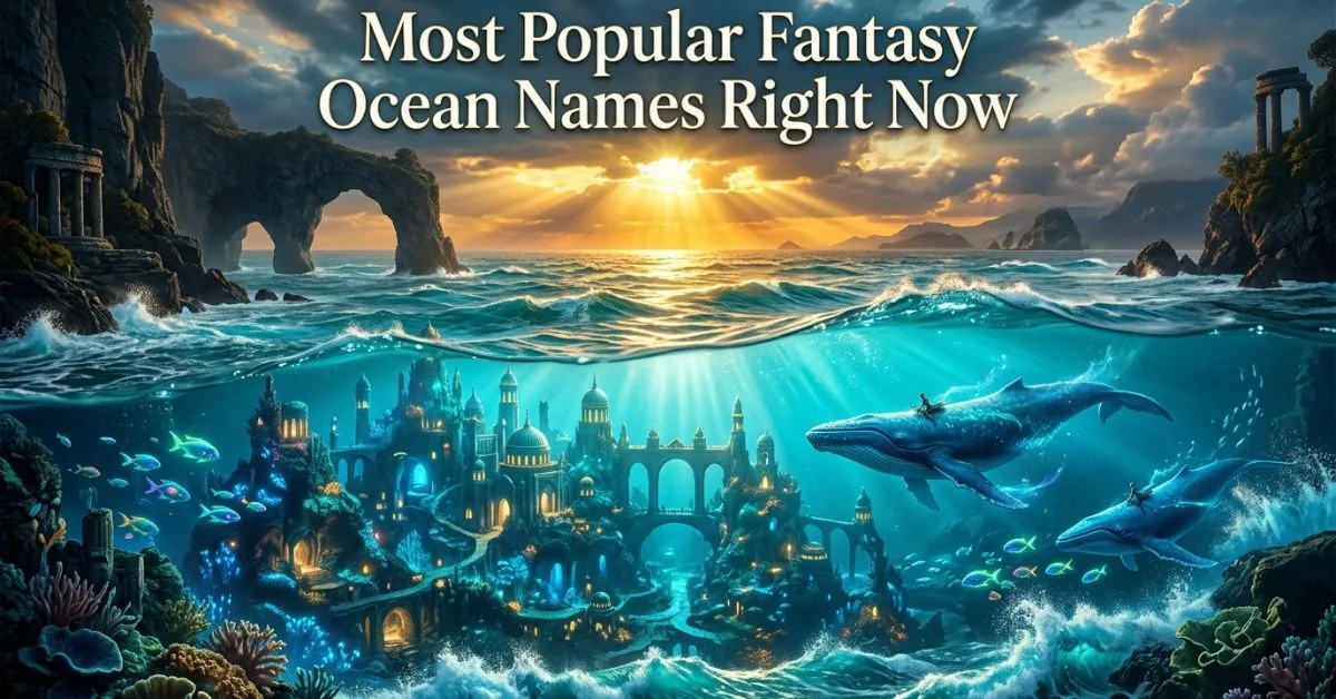 Most Popular Fantasy Ocean Names Right Now