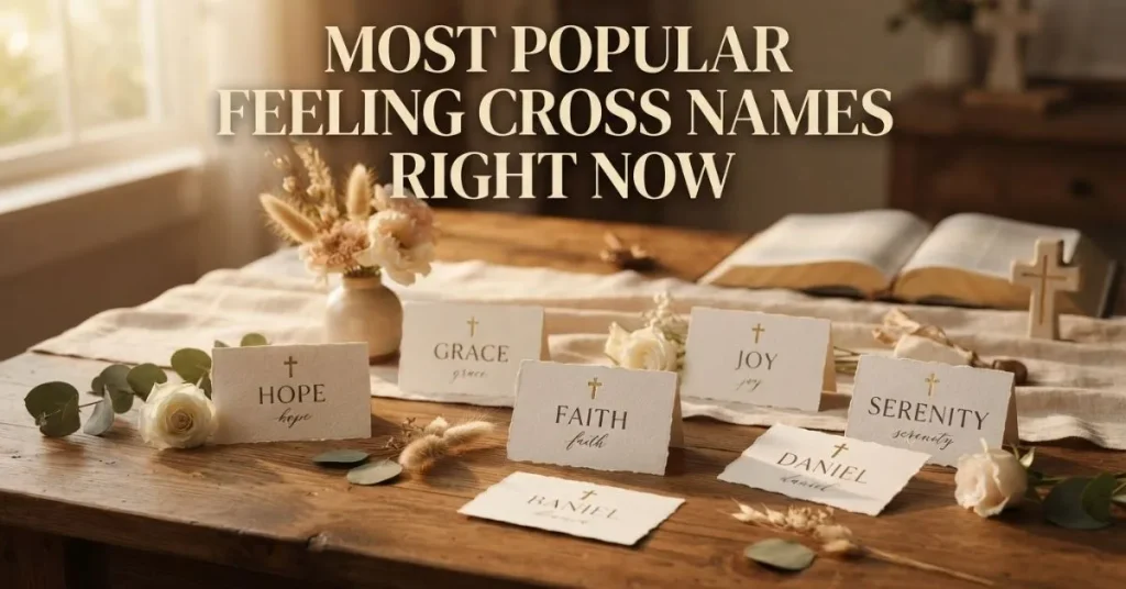 Most Popular Feeling Cross Names Right Now