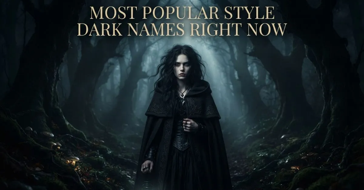 Most Popular Style Dark Names Right Now