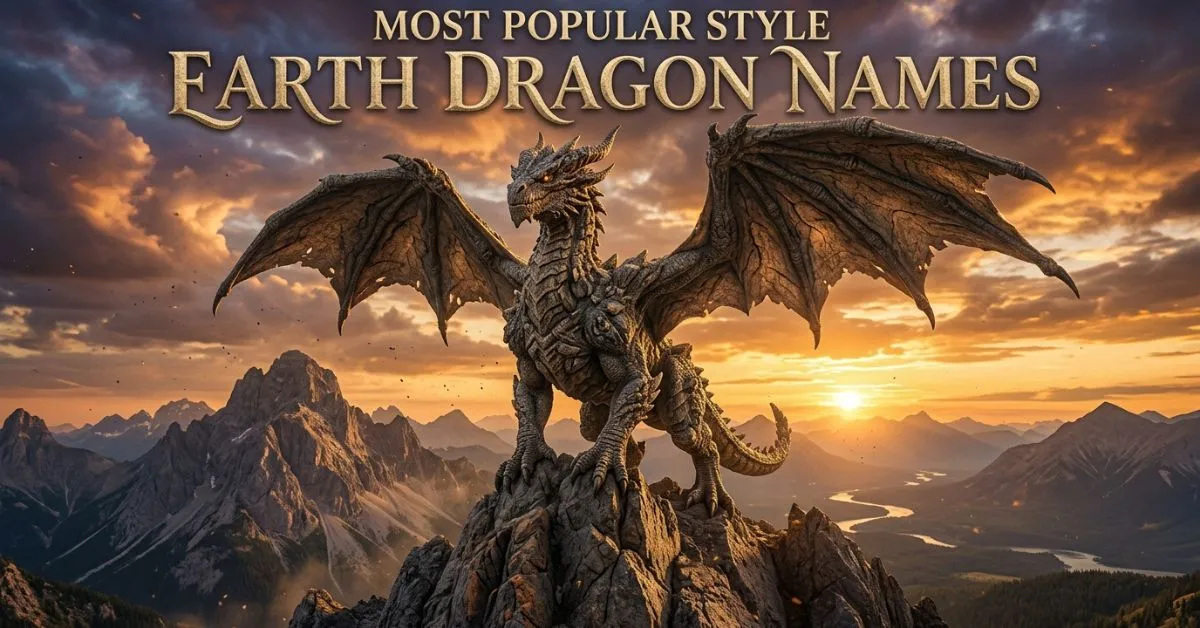 Most Popular Style Earth Dragon Names