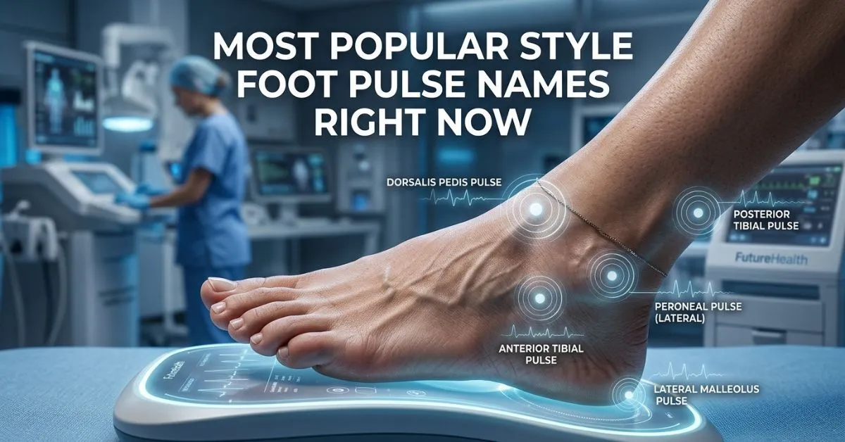 Most Popular Style Foot Pulse Names Right Now
