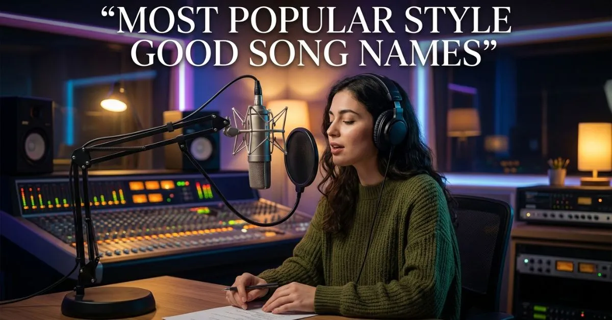 Most Popular Style Good Song Names