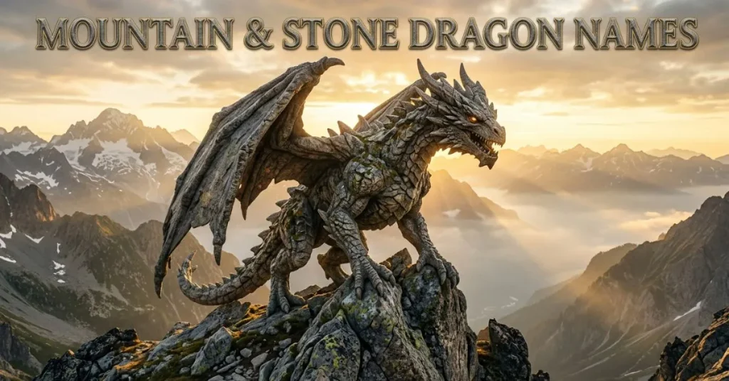 Mountain & Stone Dragon Names