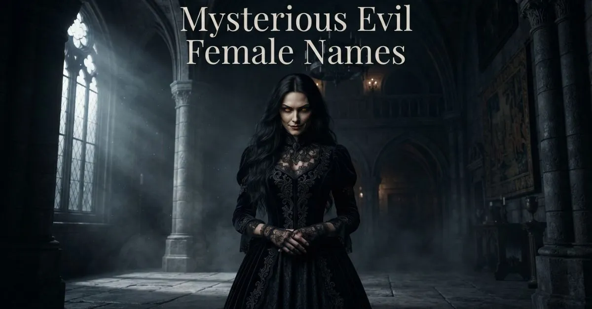  Mysterious Evil Female Names