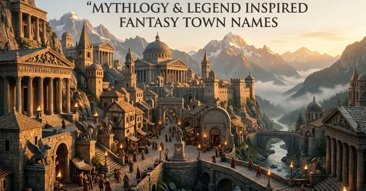 Mythology & Legend Inspired Fantasy Town Names