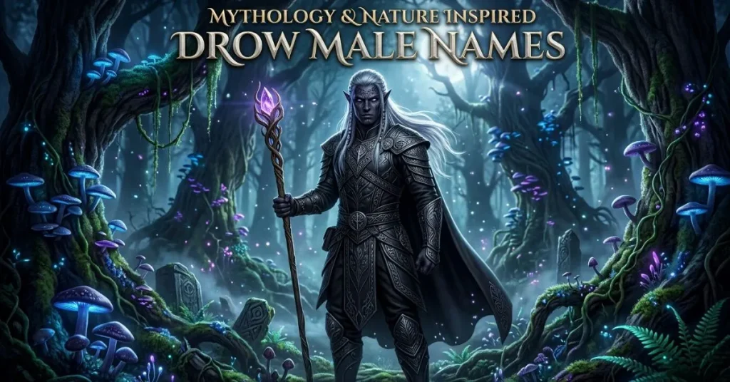 Mythology & Nature Inspired Drow Male Names
