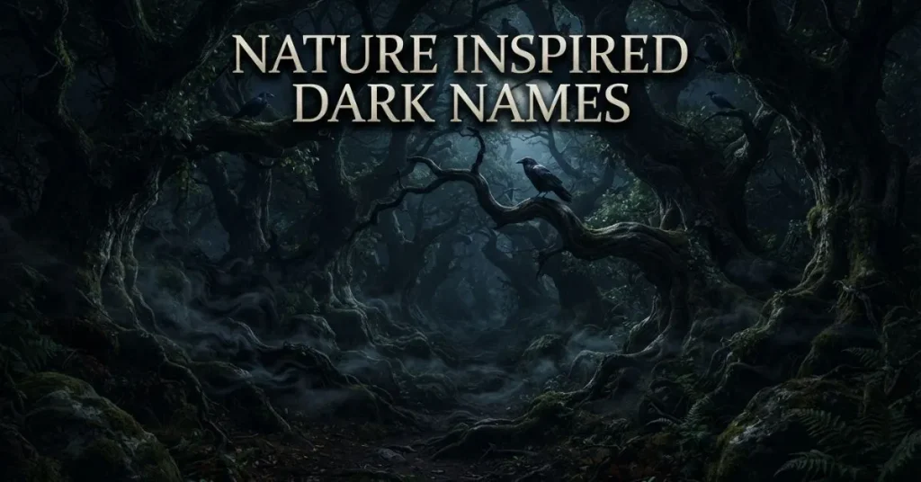 Nature Inspired Dark Names